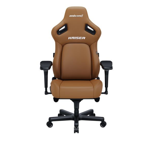 Кресло геймерское Anda Seat Kaiser 4 Size XL Premium PVC Brown (871405844) недорого