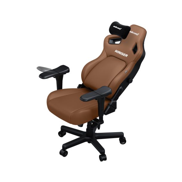 Кресло геймерское Anda Seat Kaiser 4 Size XL Premium PVC Brown (871405844) дешево