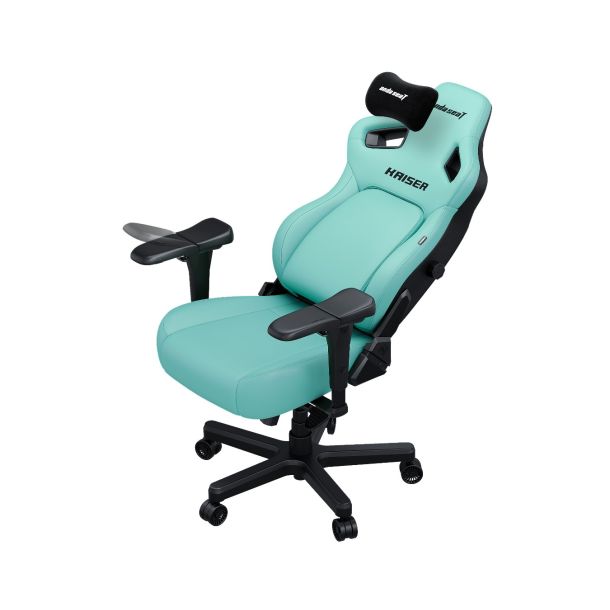 Кресло геймерское Anda Seat Kaiser 4 Size XL Premium PVC Green (871405845) дешево