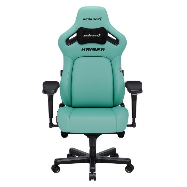 Кресло геймерское Anda Seat Kaiser 4 Size XL Premium PVC Green (871405845) цена