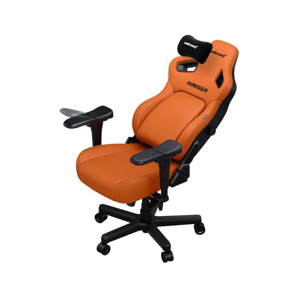 Кресло геймерское Anda Seat Kaiser 4 Size XL Premium PVC Orange (871405841) дешево