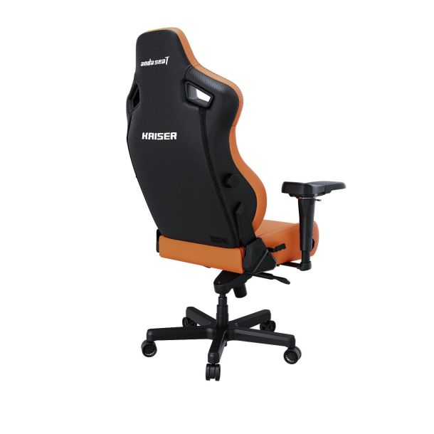 Кресло геймерское Anda Seat Kaiser 4 Size XL Premium PVC Orange (871405841) kupistul