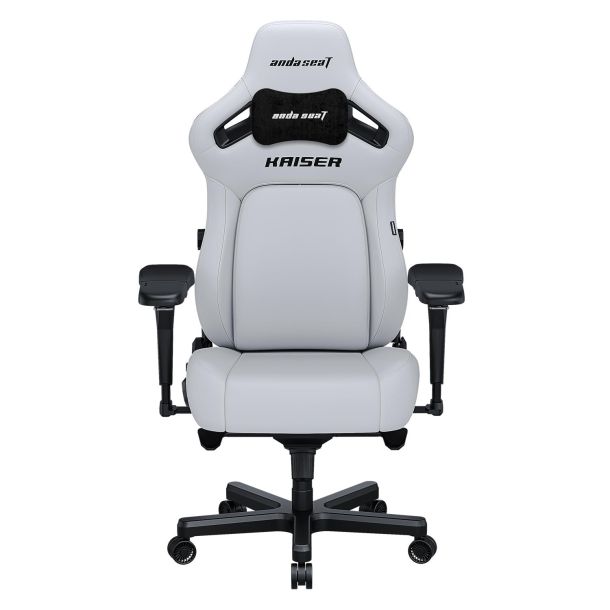 Кресло геймерское Anda Seat Kaiser 4 Size XL Premium PVC White (871405847) цена