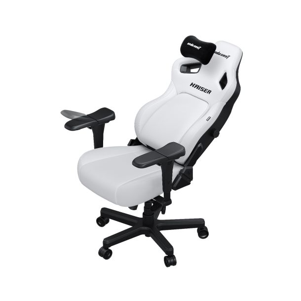 Кресло геймерское Anda Seat Kaiser 4 Size XL Premium PVC White (871405847) дешево