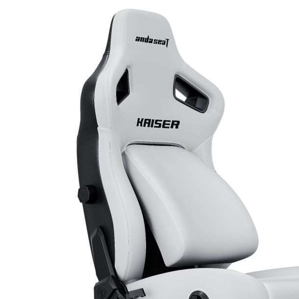 Кресло геймерское Anda Seat Kaiser 4 Size XL Premium PVC White (871405847) с доставкой