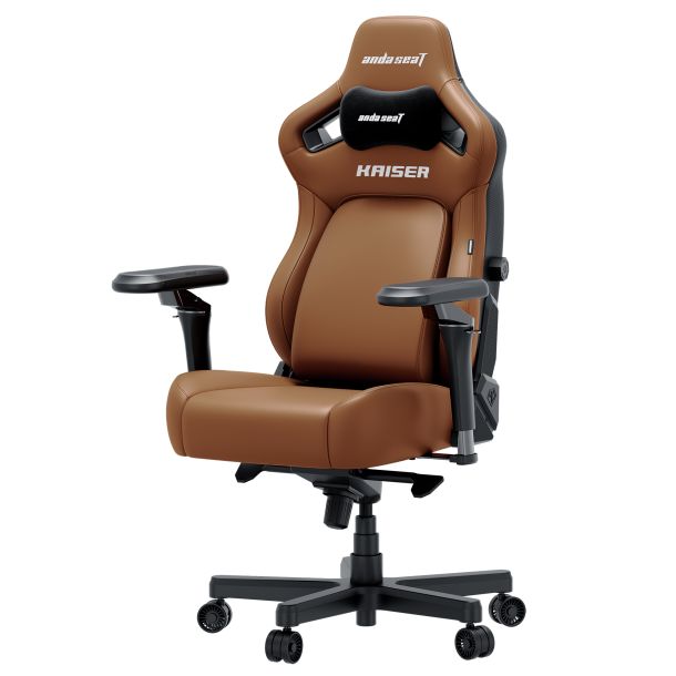 Крісло геймерське Anda Seat Kaiser 4 V2 Size XL Brown (871488825) цена