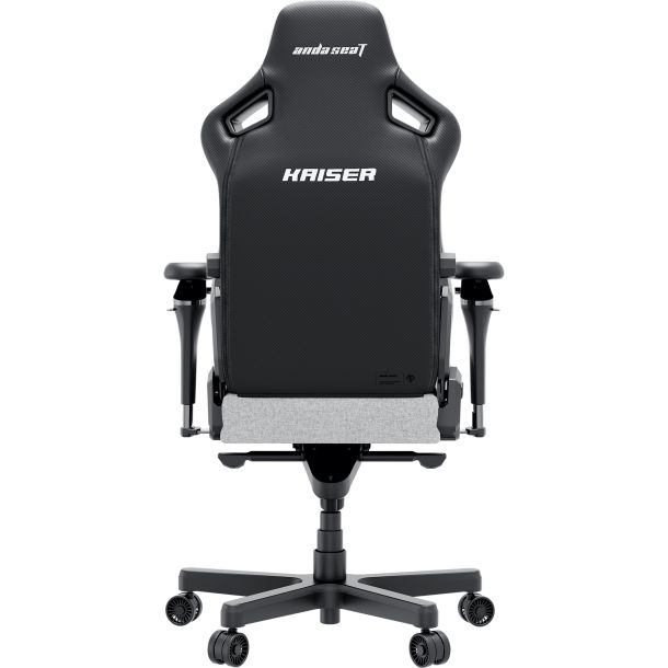 Крісло геймерське Anda Seat Kaiser 4 V2 Size XL Linen Fabric Grey (871488834) недорого