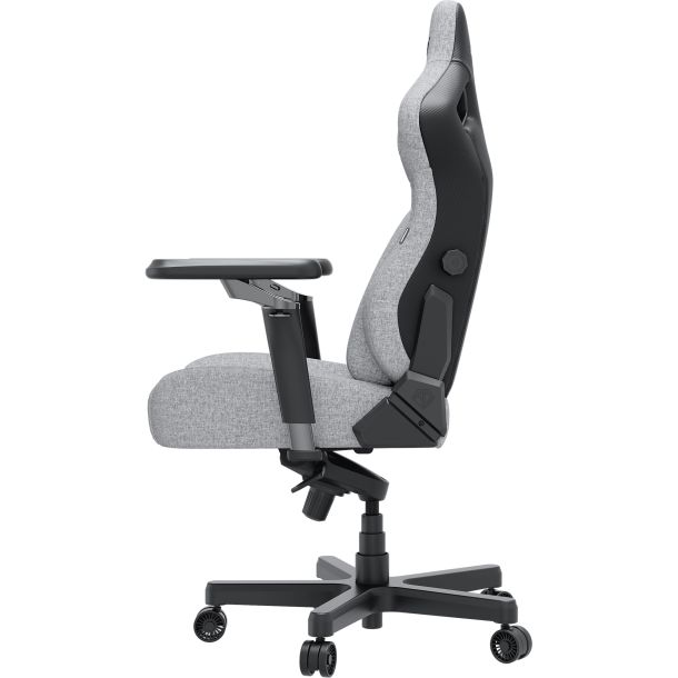Крісло геймерське Anda Seat Kaiser 4 V2 Size XL Linen Fabric Grey (871488834) с доставкой