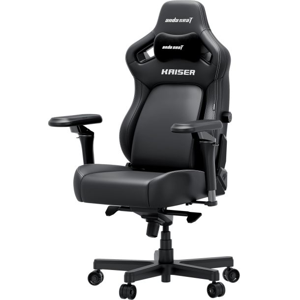 Крісло геймерське Anda Seat Kaiser 4 V2 Size XL PVC Black (871488832) цена