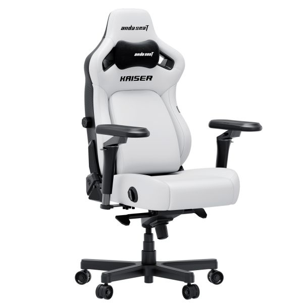 Крісло геймерське Anda Seat Kaiser 4 V2 Size XL White (871488826) фото