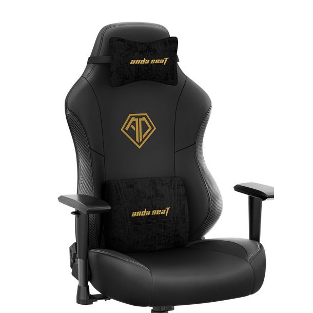 Кресло геймерское Anda Seat Phantom 3 L Black/Gold (87524367) kupistul