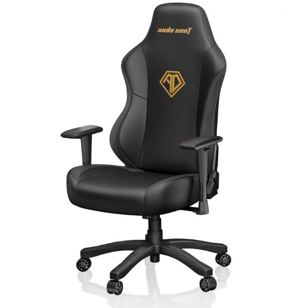 Кресло геймерское Anda Seat Phantom 3 L Black/Gold (87524367) в Киеве