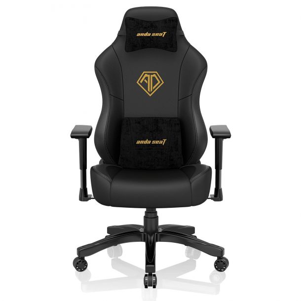 Кресло геймерское Anda Seat Phantom 3 L Black/Gold (87524367) в интернет-магазине