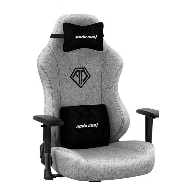 Кресло геймерское Anda Seat Phantom 3 L Linen Grey (87524366) kupistul