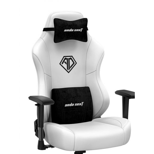 Крісло геймерське Anda Seat Phantom 3 L White (87524368) kupistul