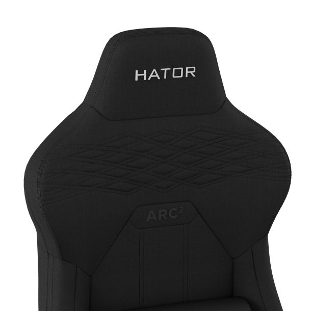 Крісло геймерське Hator Arc 2 Fabric Чорний, Black (781470324) с доставкой