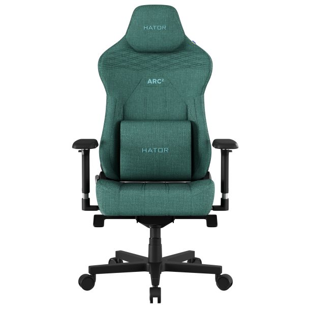Крісло геймерське Hator Arc 2 Fabric Чорний, Emerald (781470327) в Украине