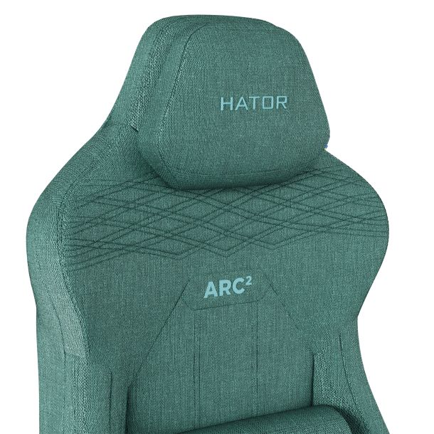 Крісло геймерське Hator Arc 2 Fabric Чорний, Emerald (781470327) в Украине