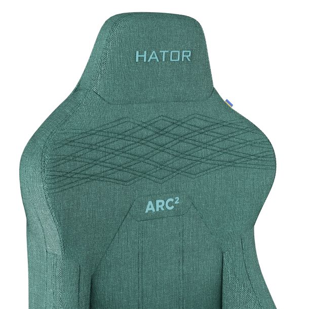 Крісло геймерське Hator Arc 2 Fabric Чорний, Emerald (781470327) с доставкой