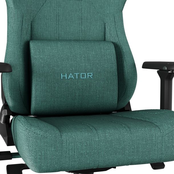 Крісло геймерське Hator Arc 2 Fabric Чорний, Emerald (781470327) дешево