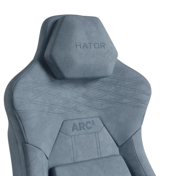 Кресло геймерское Hator Arc 3 XL Velour Blue (781489164) недорого