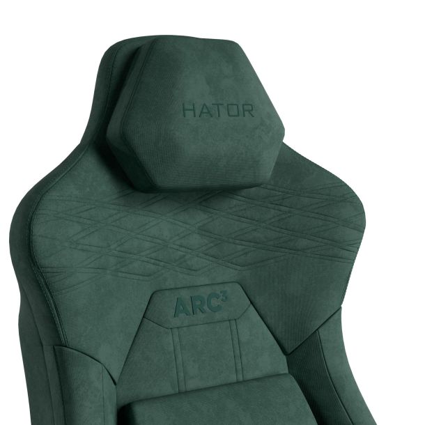 Кресло геймерское Hator Arc 3 XL Velour Emerald (781489162) недорого