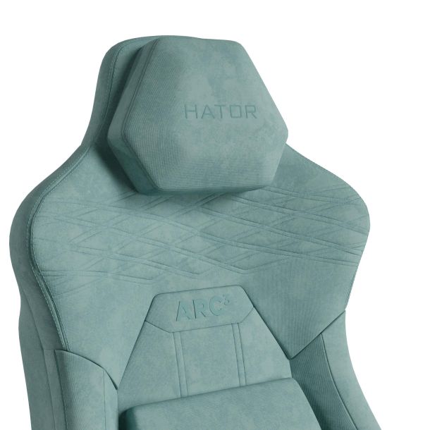 Кресло геймерское Hator Arc 3 XL Velour Turquoise (781489158) недорого