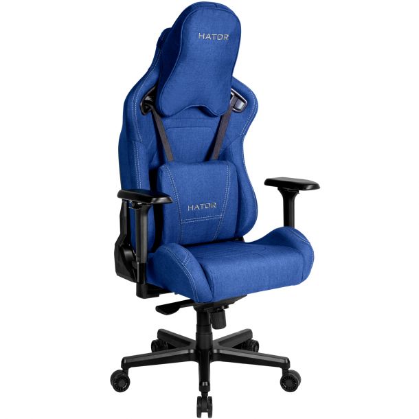 Кресло геймерское Hator Arc Fabric Черный, Jeans Blue (78527679) дешево