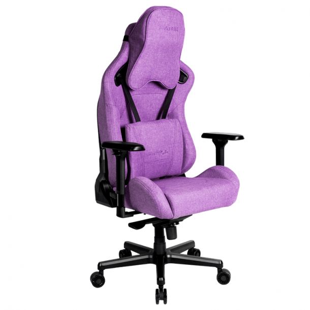Кресло геймерское Hator Arc Fabric Черный, Plummy Violet (78721320) в Украине