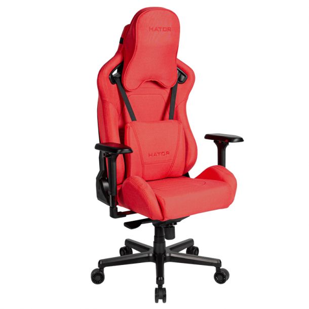Крісло геймерське Hator Arc Fabric Чорний, Stelvio Red (78721319) в Украине