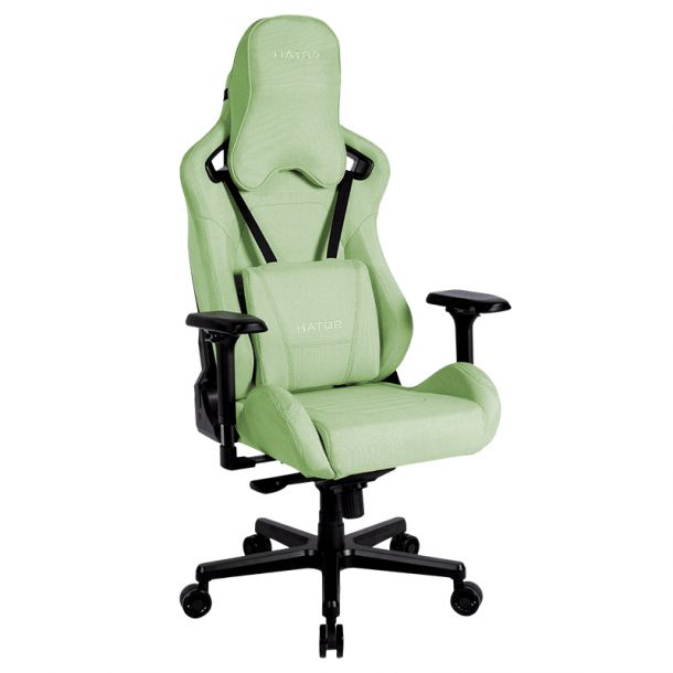Кресло геймерское Hator Arc Fabric Черный, Sweety Mint (78721322) в Украине