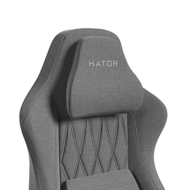 Кресло геймерское Hator Darkside 3L Fabric Grey (781489167) в Киеве