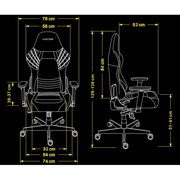 Кресло геймерское Hator Darkside 3L PRO Fabric Grey (781489168) фото