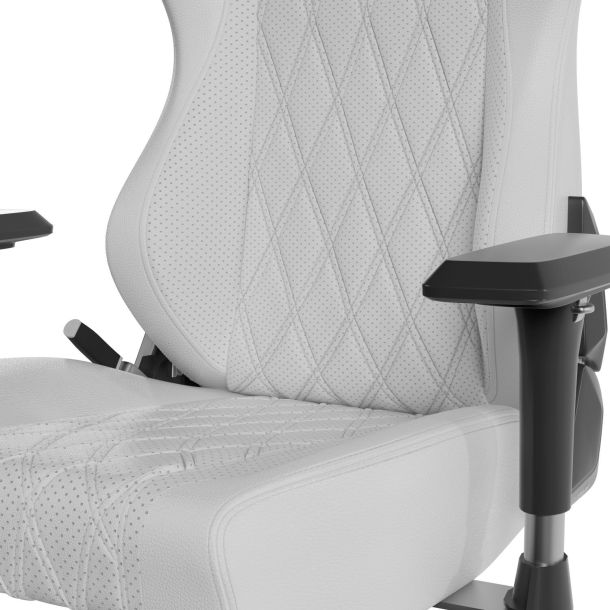 Кресло геймерское Hator Darkside 3L PU White (781489171) в Украине