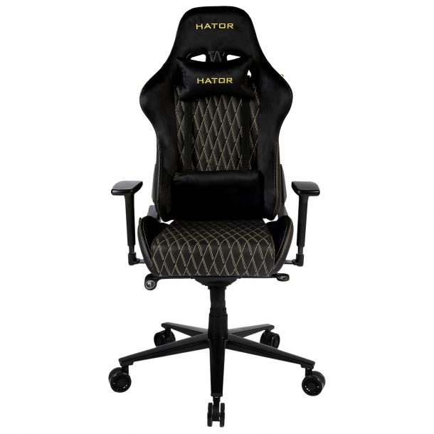 Кресло геймерское Hator Darkside PRO Черный, Желтый (78866074) цена