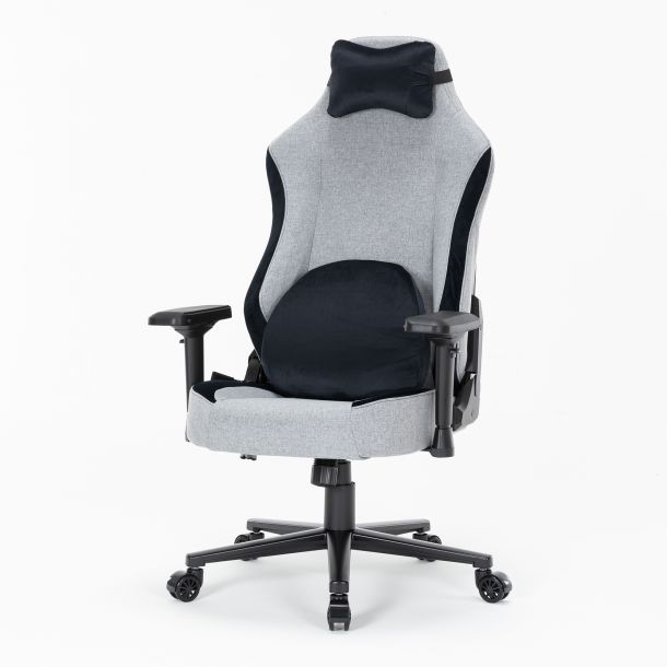 Кресло геймерское GamePro GC715 Linen fabric Dark grey (971033032) цена