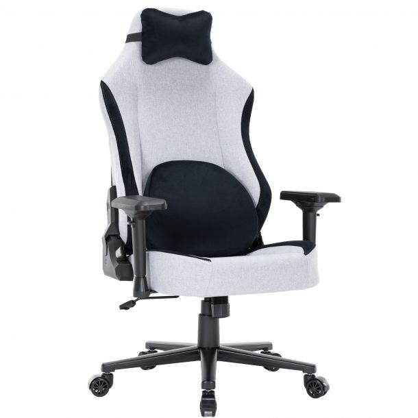 Крісло геймерське GamePro GC715 Linen fabric Light grey (971033031) в интернет-магазине
