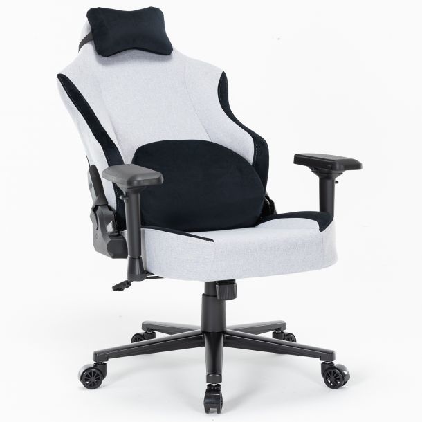 Крісло геймерське GamePro GC715 Linen fabric Light grey (971033031) купить