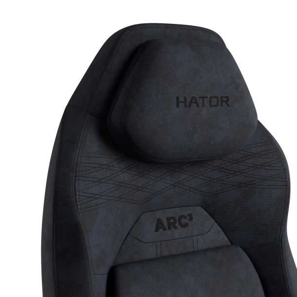 Крісло геймерське Hator Arc 3 S Velour Black (781489285) с доставкой