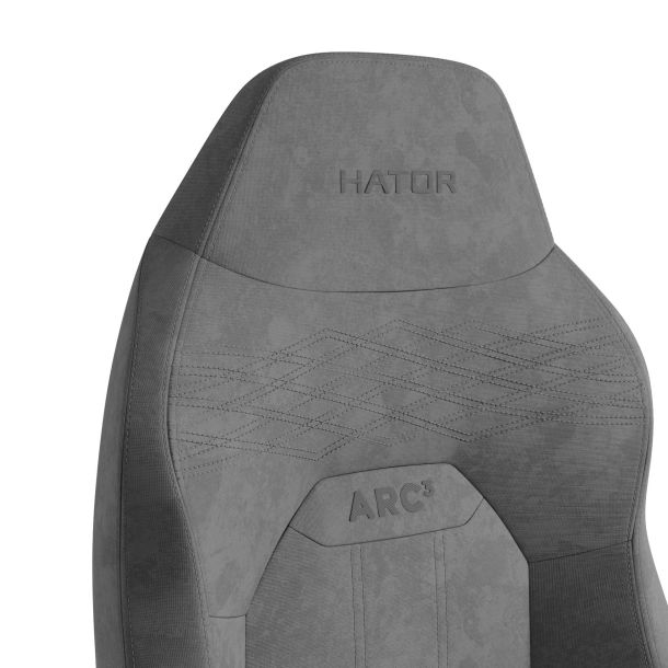 Крісло геймерське Hator Arc 3 S Velour Grey (781489348) недорого