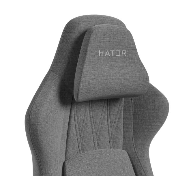 Крісло геймерське Hator Darkside 3M Fabric Grey (781489351) дешево