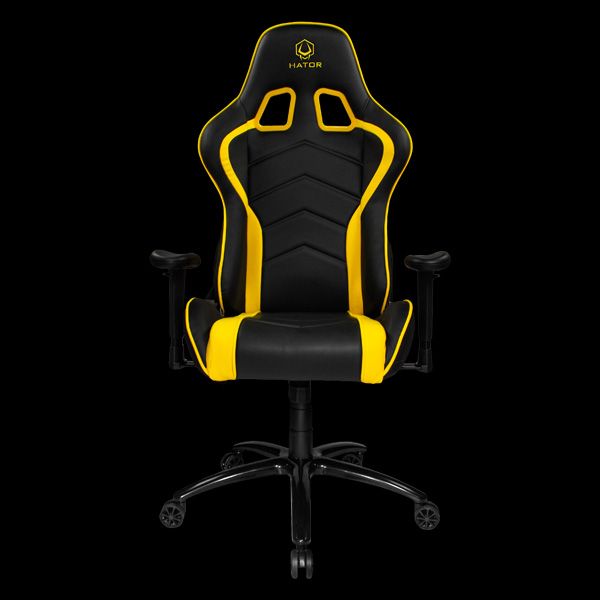 Крісло геймерське Hator Sport Essential Чорний, Жовтий (78450017) фото