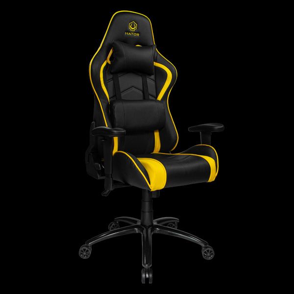 Крісло геймерське Hator Sport Essential Чорний, Жовтий (78450017) в Украине