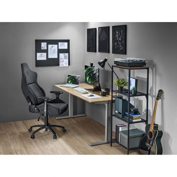 Крісло геймерське Iskur Fabric Чорний (79499225) с доставкой