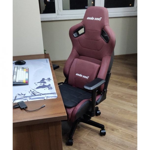 Кресло геймерское Anda Seat Kaiser 2 XL Maroon (87487741) недорого