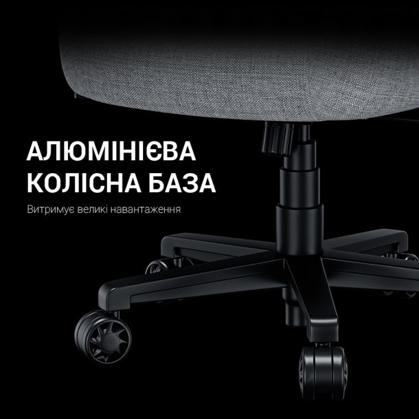 Кресло геймерское Phantom 3 Pro Size L Fabric Grey (871380172) kupistul