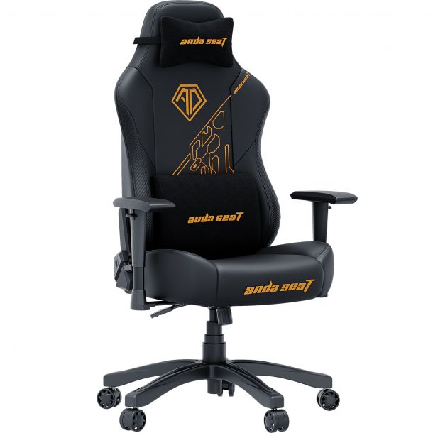Кресло геймерское Phantom 3 Tiger edition PVC Size L Black (871269466) недорого