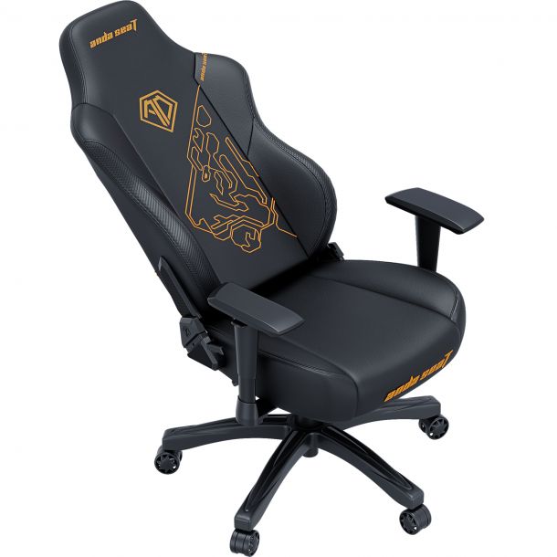 Кресло геймерское Phantom 3 Tiger edition PVC Size L Black (871269466) фото