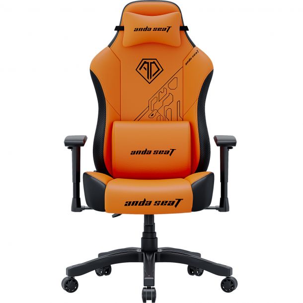 Крісло геймерське Phantom 3 Tiger edition PVC Size L Orange (871269465) в Киеве