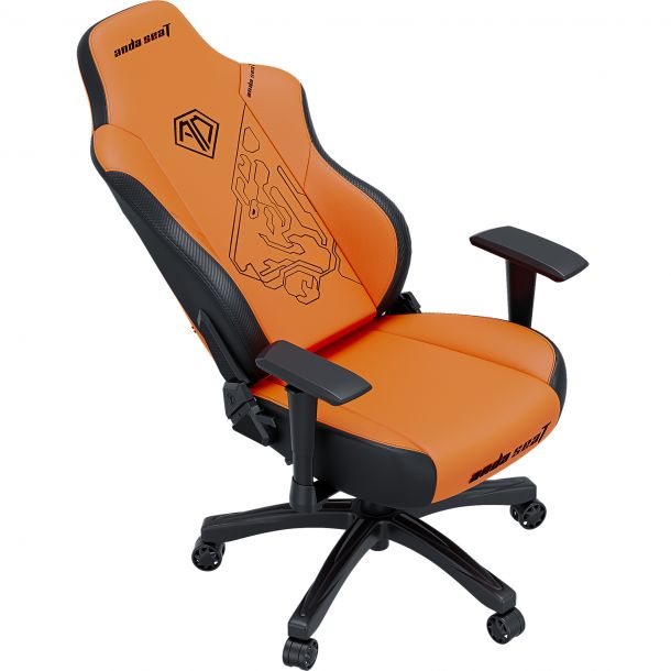Крісло геймерське Phantom 3 Tiger edition PVC Size L Orange (871269465) фото
